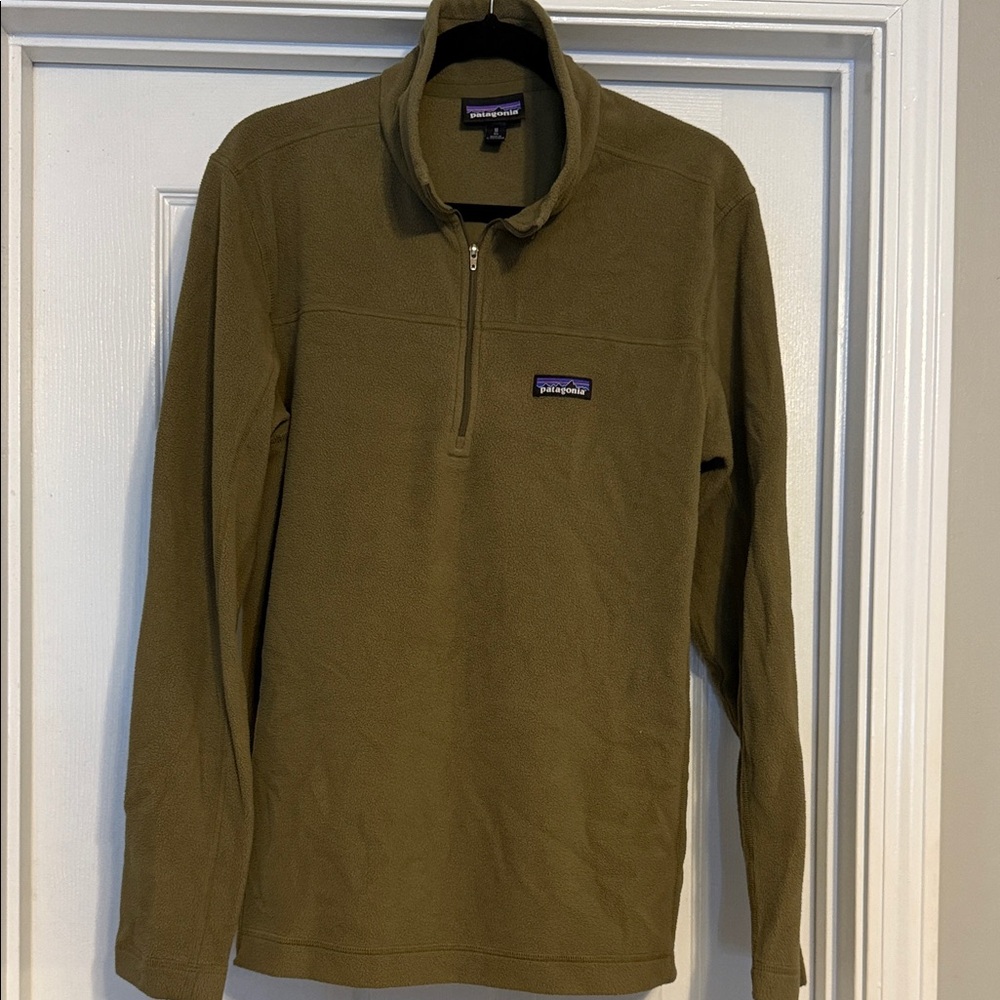 Patagonia Forest Green Fleece Pullover